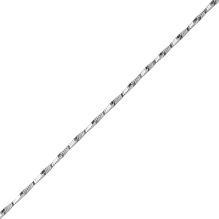 Серебряная цепочка плетение Снейк (арт. 165Р 2)