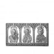 Серебряная икона (арт. Икона Молитва водителя)