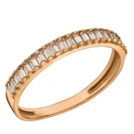 Золотое кольцо с фианитом (арт. 380578)