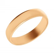 Золотое обручальное кольцо классическое (арт. ОКЗБ04)