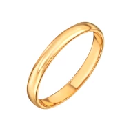 Золотое обручальное кольцо классическое (арт. КО025)