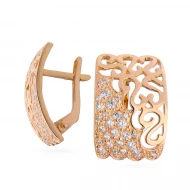 Золотi Сережки з куб. окс. цирконію (арт. 21054601)