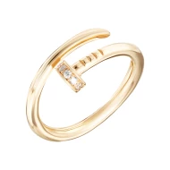 Золотое кольцо с куб.окс.циркония (арт. 02-0599)