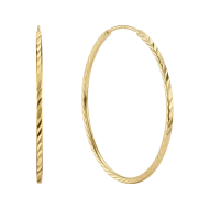 Золотые серьги-конго (арт. 4010016ж)