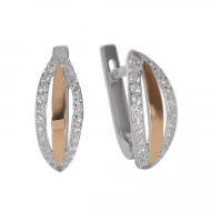 Срiбнi Сережки з куб. окс. цирконію (арт. 0192.10)