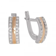 Срiбнi Сережки з куб. окс. цирконію (арт. 0194.10)