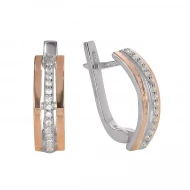 Срiбнi Сережки з куб. окс. цирконію (арт. 0221.10)