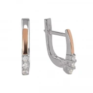 Срiбнi Сережки з куб. окс. цирконію (арт. 0223.10р)