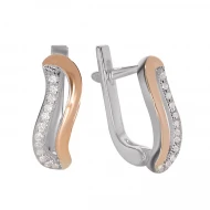 Срiбнi Сережки з куб. окс. цирконію (арт. 0290.10)