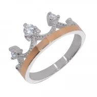 Серебряное Кольцо с куб.окс.циркония (арт. 0381.10)