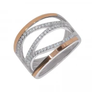 Серебряное Кольцо с куб.окс.циркония (арт. 0398.10)