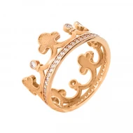 Золотое кольцо с фианитом (арт. 2368.1)