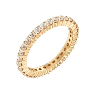 Золотое кольцо с фианитом (арт. 428264)