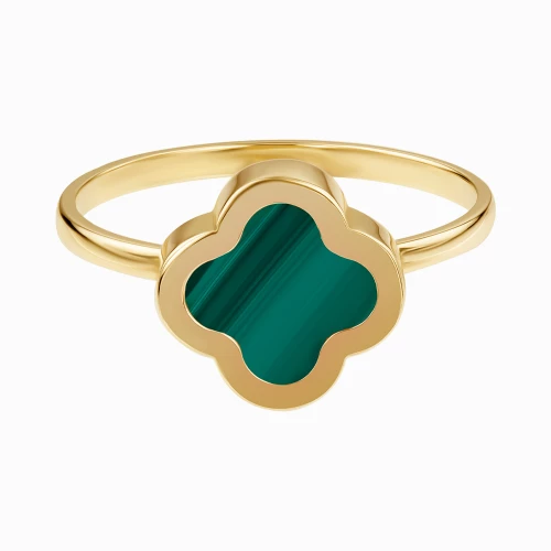 Золотое Кольцо с малахитом (арт. 3010031мж)