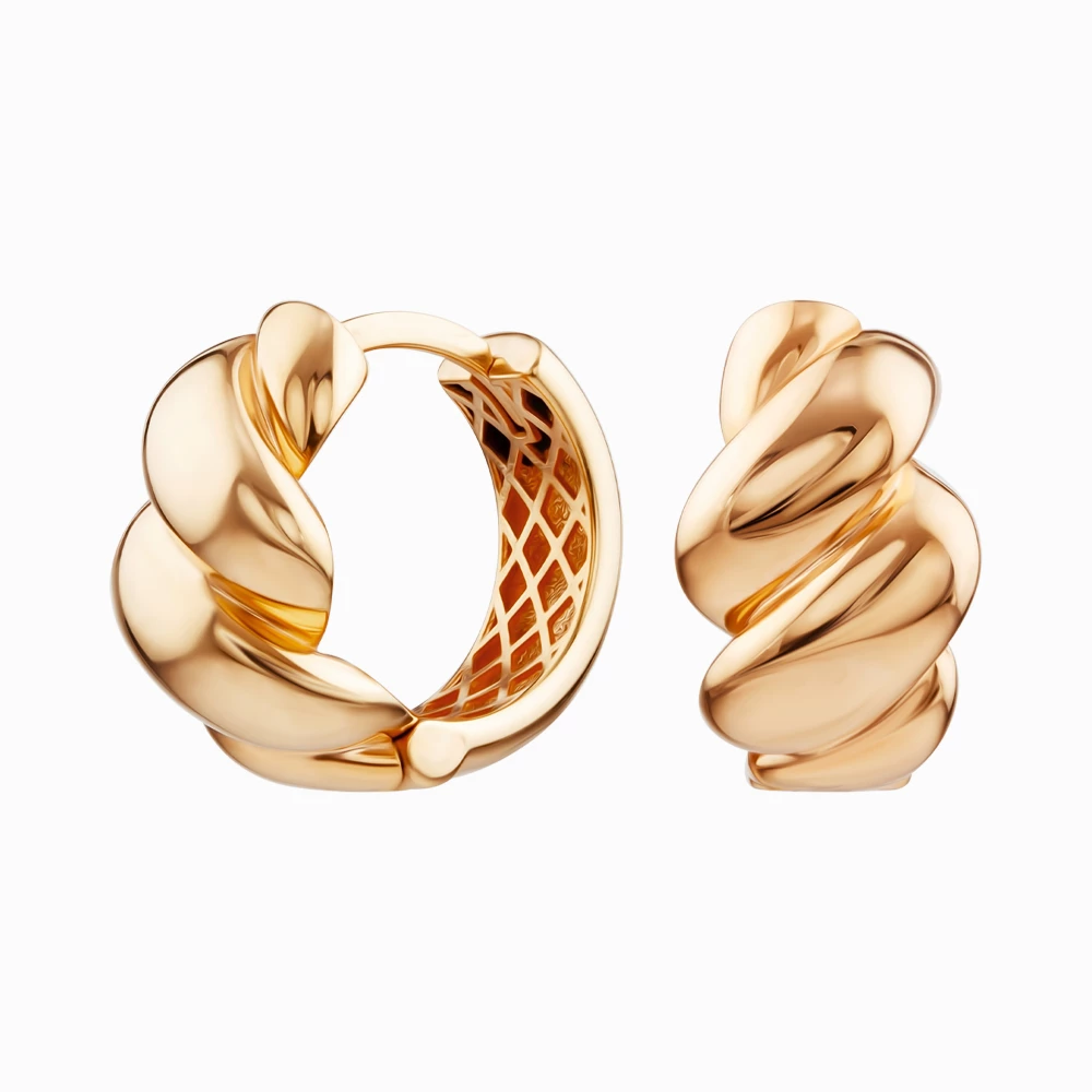 Золотi сережки-конго (арт. 4010160)