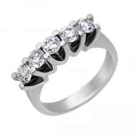 Золота каблучка з діамантами (арт. 6-GS036)