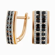 Золотi сережки з діамантами (арт. E26616-9.200-2066)