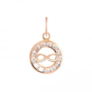 Золота Підвіска з фіанітом (арт. 525058)