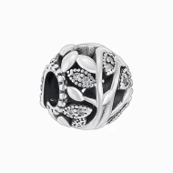 Срiбна намистина (Шарм) з фіанітом (арт. 580616б)