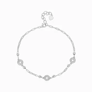 Серебряный Браслет с фианитом (арт. R199брР)