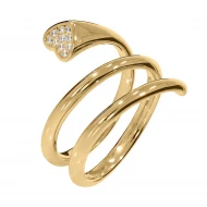 Золотое кольцо с фианитом (арт. 428575)