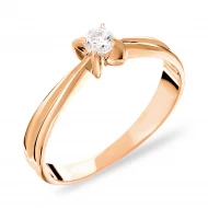 Золота Каблучка з куб. окс. цирконію (арт. 140485)