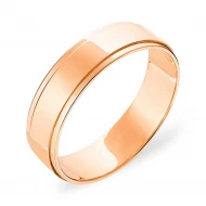 Золотое обручальное кольцо с алмазной гранью (арт. 239175)