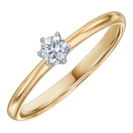 Золотое кольцо с бриллиантом (арт. 149)