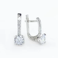 Серебряные Серьги с фианитом (арт. 2778_2)