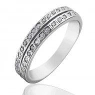 Серебряное кольцо с фианитом (арт. 910037б)