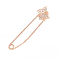 Золота шпилька з куб. окс. цирконію (арт. 280149)