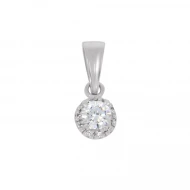 Золотая Подвеска с куб.окс.циркония (арт. 3-38944 Б)