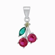 Срiбна Підвіска з фіанітом (арт. 9540458цв)