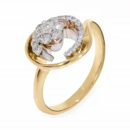 Золотое кольцо с бриллиантом (арт. 701-920*)