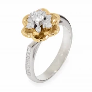 Золотое кольцо с бриллиантами (арт. 701-921*)