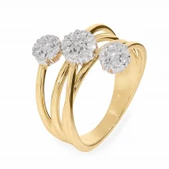 Золотое кольцо с бриллиантами (арт. 701-926*)