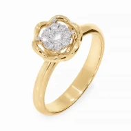 Золотое кольцо с бриллиантами (арт. 701-927*)