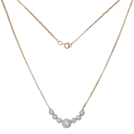 Золоте кольє з діамантами (арт. E25017-9.200-4408)