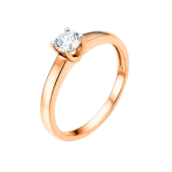 Золотое кольцо с бриллиантами (арт. 203)