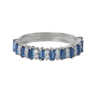Серебряное кольцо с фианитом (арт. 10601s)
