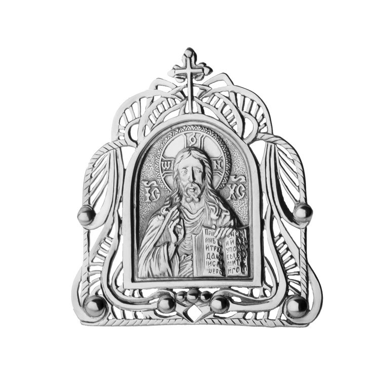 Срiбна ікона (арт. Икона 16 Спас Благословляющий)