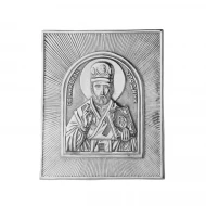 Серебряная икона (арт. Икона 6 Николай  Угодник)