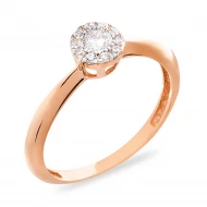 Золота Каблучка з куб. окс. цирконію (арт. 140653)