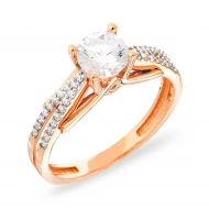 Золота Каблучка з куб. окс. цирконію (арт. 140682)