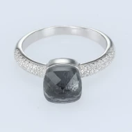 Серебряное кольцо с стеклом (арт. 951е0397сер)