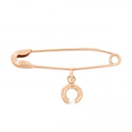 Золота шпилька з куб. окс. цирконію (арт. 280141)