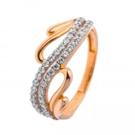 Золотое Кольцо с фианитом (арт. 417230)