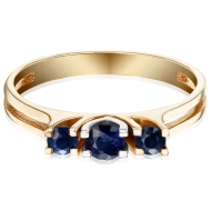 Золотое Кольцо с сапфиром (арт. 5018сапф)