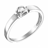Золотое кольцо с бриллиантом (арт. 1104079202)