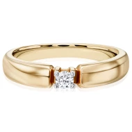 Золотое кольцо с бриллиантом (арт. 69)